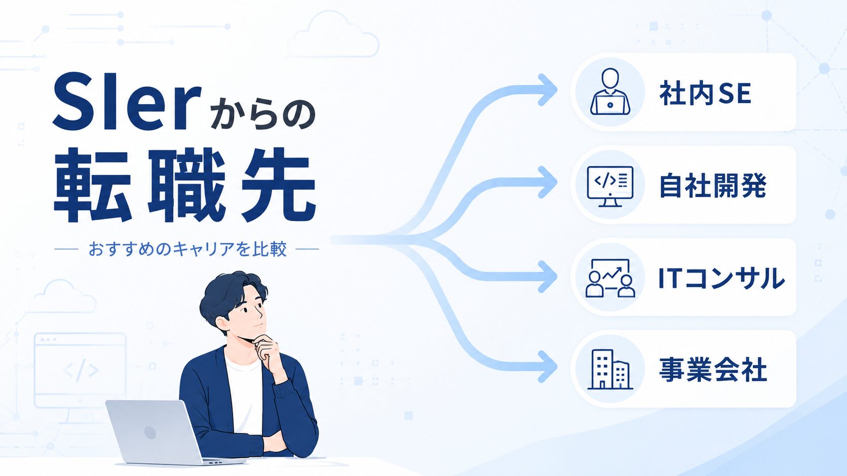 SIerからの転職先｜おすすめの職種・業界を徹底解説